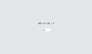 Mental arithmetic training module in the SkyTest preparation catalog
