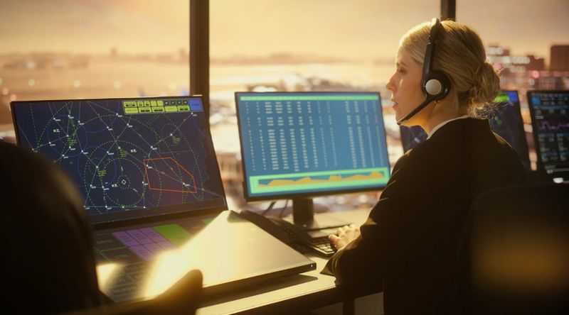 Airport runway and open sky representing FEAST test prep for air traffic controller candidates.