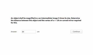 SkyTest physics training module on Optics