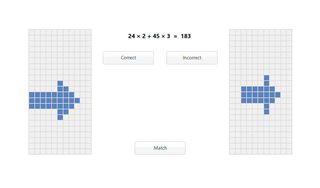 FEAST 1 Multi Attention Test: compare changing figure pairs, solve equations, and respond to sporadic sound events