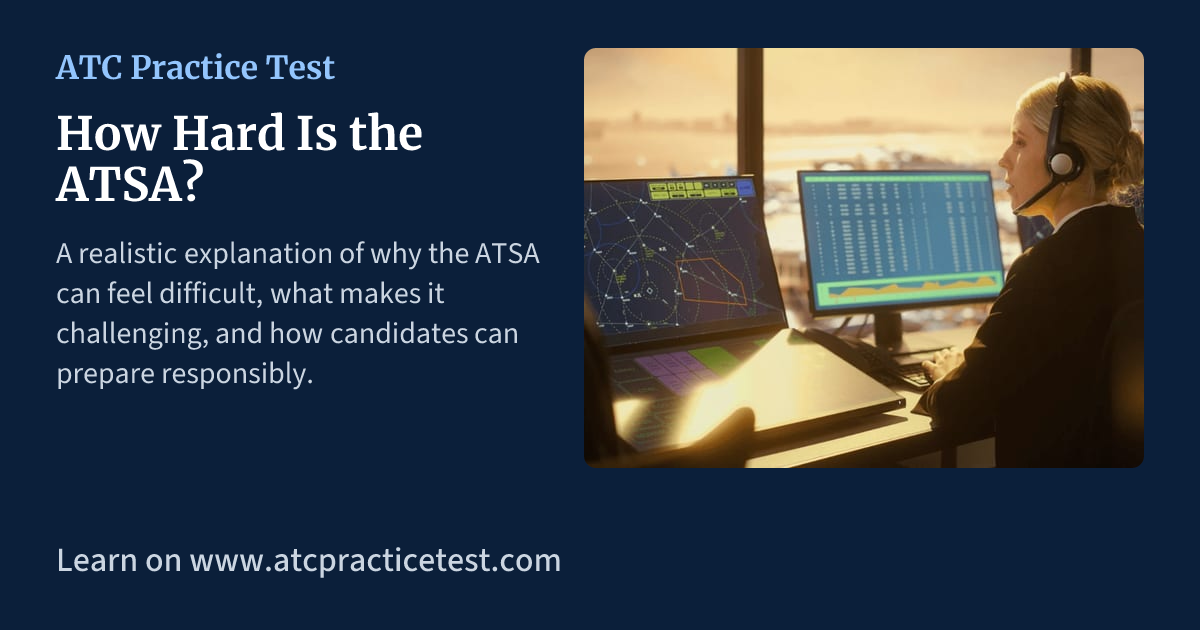 How Hard Is the ATSA? | ATC Practice Test
